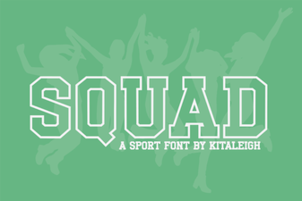 Squad Font: Modern Digital Design Typography
