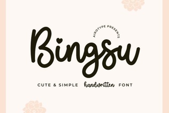 Bingsu Font: a Creative Toolkit for Modern Design