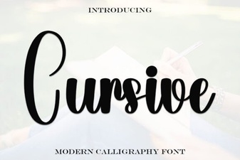 Creative Elegance: Using Cursive Fonts in Design
